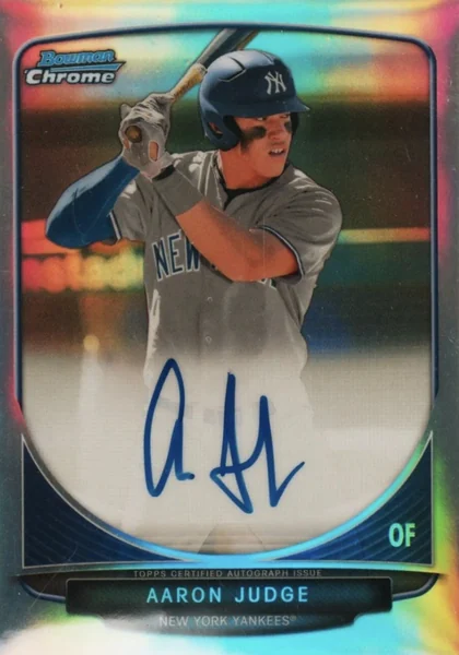 Aaron Judge — 2013 Bowman Chrome Draft Prospect Autograph