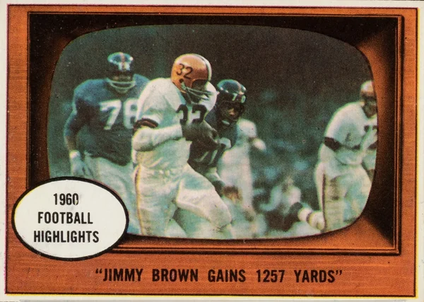 Jim Brown — 1961 Topps #77
