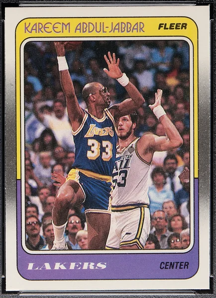 Kareem Abdul-Jabbar — 1988-89 Fleer #64