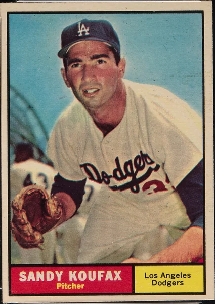 Sandy Koufax — 1961 Topps #344