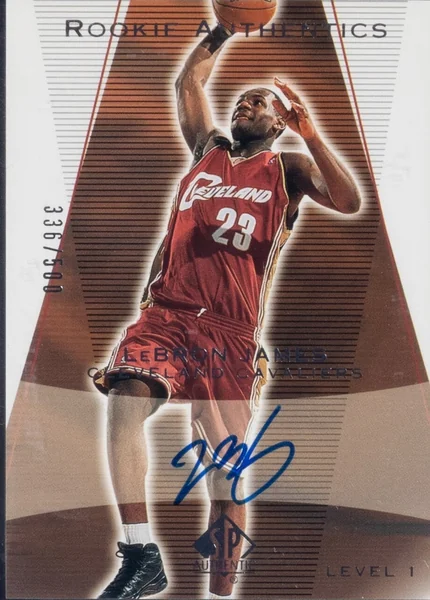 LeBron James — 2003-04 SP Authentic #148