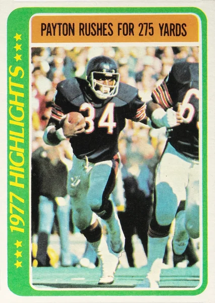 Walter Payton — 1978 Topps #3