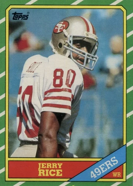 Jerry Rice — 1986 Topps #161